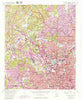 Northwest Atlanta Georgia Historical topographic map, 1:24000 scale, 7.5 X 7.5 Minute, Year 1954