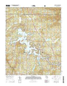 Nottely Dam Georgia Current topographic map, 1:24000 scale, 7.5 X 7.5 Minute, Year 2014