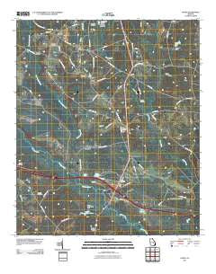 Nunez Georgia Historical topographic map, 1:24000 scale, 7.5 X 7.5 Minute, Year 2011