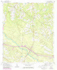 Nunez Georgia Historical topographic map, 1:24000 scale, 7.5 X 7.5 Minute, Year 1970