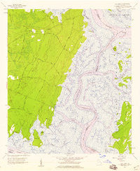 Oak Level Georgia Historical topographic map, 1:24000 scale, 7.5 X 7.5 Minute, Year 1957