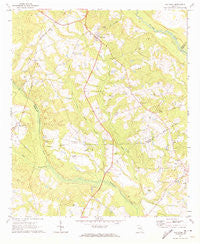 Oak Park Georgia Historical topographic map, 1:24000 scale, 7.5 X 7.5 Minute, Year 1970