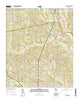 Oak Park SW Georgia Current topographic map, 1:24000 scale, 7.5 X 7.5 Minute, Year 2014