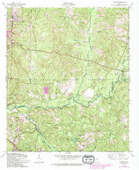 Ochillee Georgia Historical topographic map, 1:24000 scale, 7.5 X 7.5 Minute, Year 1955