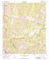 Ochillee Georgia Historical topographic map, 1:24000 scale, 7.5 X 7.5 Minute, Year 1955
