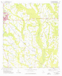 Ocilla East Georgia Historical topographic map, 1:24000 scale, 7.5 X 7.5 Minute, Year 1972