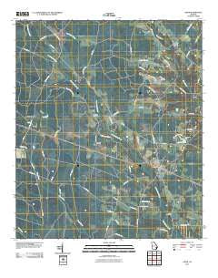 Odum Georgia Historical topographic map, 1:24000 scale, 7.5 X 7.5 Minute, Year 2011