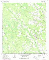 Odum Georgia Historical topographic map, 1:24000 scale, 7.5 X 7.5 Minute, Year 1971