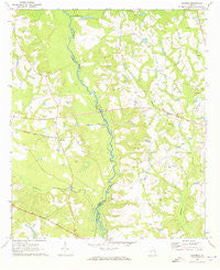 Ohoopee Georgia Historical topographic map, 1:24000 scale, 7.5 X 7.5 Minute, Year 1970