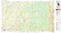 Okefenokee Swamp Georgia Historical topographic map, 1:100000 scale, 30 X 60 Minute, Year 1980