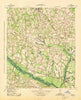 Oliver Georgia Historical topographic map, 1:62500 scale, 15 X 15 Minute, Year 1943