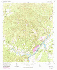 Omaha Georgia Historical topographic map, 1:24000 scale, 7.5 X 7.5 Minute, Year 1957