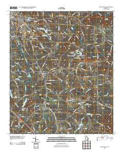 Orchard Hill Georgia Historical topographic map, 1:24000 scale, 7.5 X 7.5 Minute, Year 2011