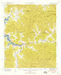 Osborn Georgia Historical topographic map, 1:24000 scale, 7.5 X 7.5 Minute, Year 1941