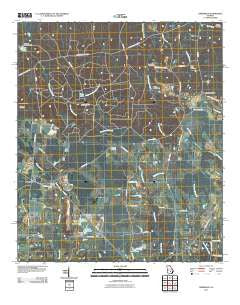 Osierfield Georgia Historical topographic map, 1:24000 scale, 7.5 X 7.5 Minute, Year 2011