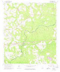 Ousley Georgia Historical topographic map, 1:24000 scale, 7.5 X 7.5 Minute, Year 1961