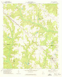 Parrott Georgia Historical topographic map, 1:24000 scale, 7.5 X 7.5 Minute, Year 1972