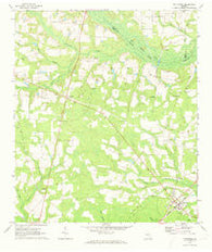 Patterson Georgia Historical topographic map, 1:24000 scale, 7.5 X 7.5 Minute, Year 1971