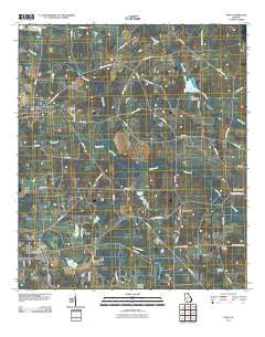 Pavo Georgia Historical topographic map, 1:24000 scale, 7.5 X 7.5 Minute, Year 2011
