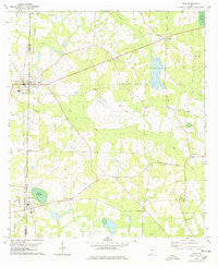 Pavo Georgia Historical topographic map, 1:24000 scale, 7.5 X 7.5 Minute, Year 1978