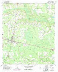 Pearson Georgia Historical topographic map, 1:24000 scale, 7.5 X 7.5 Minute, Year 1971