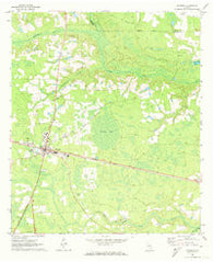 Pearson Georgia Historical topographic map, 1:24000 scale, 7.5 X 7.5 Minute, Year 1971