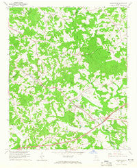 Pendergrass Georgia Historical topographic map, 1:24000 scale, 7.5 X 7.5 Minute, Year 1964