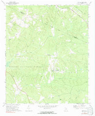 Penfield Georgia Historical topographic map, 1:24000 scale, 7.5 X 7.5 Minute, Year 1972