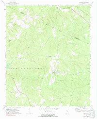 Penfield Georgia Historical topographic map, 1:24000 scale, 7.5 X 7.5 Minute, Year 1972