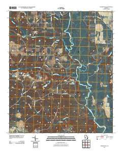Pennington Georgia Historical topographic map, 1:24000 scale, 7.5 X 7.5 Minute, Year 2011