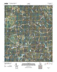 Perkins Georgia Historical topographic map, 1:24000 scale, 7.5 X 7.5 Minute, Year 2011