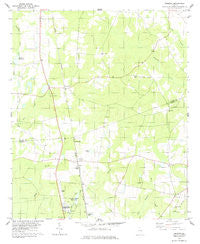 Perkins Georgia Historical topographic map, 1:24000 scale, 7.5 X 7.5 Minute, Year 1978