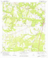 Perry West Georgia Historical topographic map, 1:24000 scale, 7.5 X 7.5 Minute, Year 1972