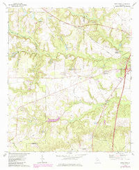 Perry West Georgia Historical topographic map, 1:24000 scale, 7.5 X 7.5 Minute, Year 1972