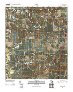 Perry West Georgia Historical topographic map, 1:24000 scale, 7.5 X 7.5 Minute, Year 2011