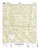 Pineboro Georgia Current topographic map, 1:24000 scale, 7.5 X 7.5 Minute, Year 2014