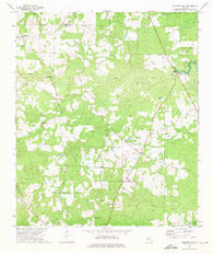 Pineview East Georgia Historical topographic map, 1:24000 scale, 7.5 X 7.5 Minute, Year 1972