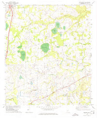 Pineview NW Georgia Historical topographic map, 1:24000 scale, 7.5 X 7.5 Minute, Year 1971