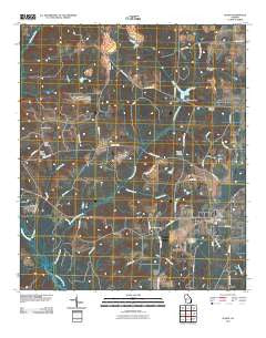 Plains Georgia Historical topographic map, 1:24000 scale, 7.5 X 7.5 Minute, Year 2011