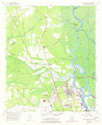 Port Wentworth Georgia Historical topographic map, 1:24000 scale, 7.5 X 7.5 Minute, Year 1955