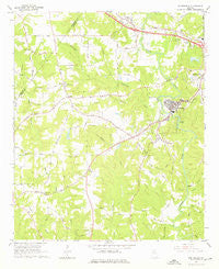 Porterdale Georgia Historical topographic map, 1:24000 scale, 7.5 X 7.5 Minute, Year 1964