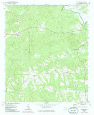 Prattsburg Georgia Historical topographic map, 1:24000 scale, 7.5 X 7.5 Minute, Year 1971