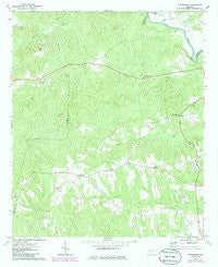 Prattsburg Georgia Historical topographic map, 1:24000 scale, 7.5 X 7.5 Minute, Year 1971