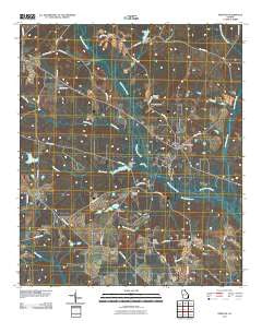 Preston Georgia Historical topographic map, 1:24000 scale, 7.5 X 7.5 Minute, Year 2011