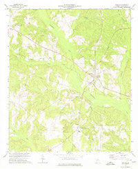 Preston Georgia Historical topographic map, 1:24000 scale, 7.5 X 7.5 Minute, Year 1972