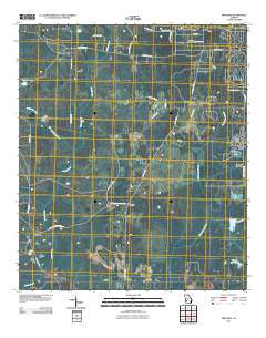 Pretoria Georgia Historical topographic map, 1:24000 scale, 7.5 X 7.5 Minute, Year 2011