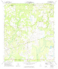 Pretoria Georgia Historical topographic map, 1:24000 scale, 7.5 X 7.5 Minute, Year 1973