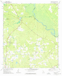 Queensland Georgia Historical topographic map, 1:24000 scale, 7.5 X 7.5 Minute, Year 1977