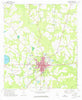 Quitman Georgia Historical topographic map, 1:24000 scale, 7.5 X 7.5 Minute, Year 1977