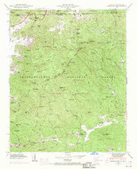 Rabun Bald Georgia Historical topographic map, 1:24000 scale, 7.5 X 7.5 Minute, Year 1946